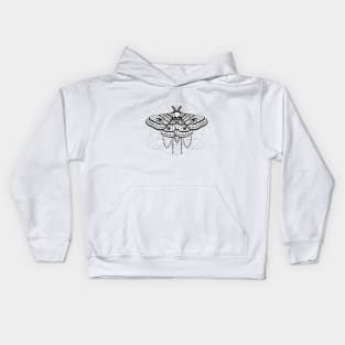 hawkmoth simple Kids Hoodie